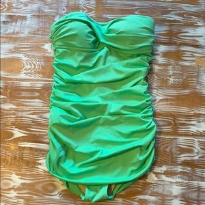 J Crew Retro pinup swimsuit size 4 or 6 SEAGLASS
